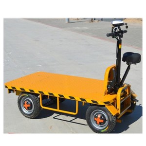 Electric Load Electric Platform Cargo Carrier <b>Trolley</b> Heavy Loading Transport Cart Moving Carts With 4 Wheels for Load - Product Image 1