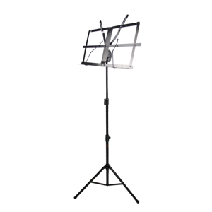 ขาตั้งโน้ตเพลงแบบพับได้ รุ่น K-106-3B สีดำ ปรับระดับได้ แข็งแรง ทนทาน - Product Image 1