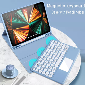 Étui magnétique en cuir personnalisé <span class=keywords><strong>pour</strong></span> <span class=keywords><strong>clavier</strong></span> de tablette <span class=keywords><strong>pour</strong></span> <span class=keywords><strong>iPad</strong></span> 10e génération 10,9 pouces Air 4/5th 11 pouces 12,9 - Product Image 6