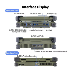15.6 Inch Rugged <strong>Lap</strong> AIC-K156 Intel I7 IP65 Waterproof Industrial Notebook GPS Fingerprint <strong>Windows</strong> Business - Product Image 5