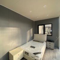 Casa Móvil de Lujo de 2 Pisos Tipo Cabaña Apple, Muebles para Casa Prefabricada Pequeña, Casa Cápsula Modular con Panel Sándwich para Villas