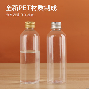 Botellas de Plástico Transparente con Tapa de Aluminio de 3ml y 500ml, Botellas de Laboratorio para Dispensar y Muestrear, Botellas PET con Boca Pequeña y Sellado - Product Image 3