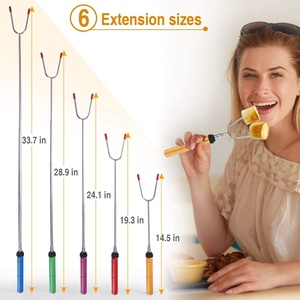 Bộ Que Nướng Marshmallow Cao Cấp Gồm 5 Xiên Hút Thuốc, Xiên Xúc Xích Dài Bằng Thép Không Gỉ - Product Image 6