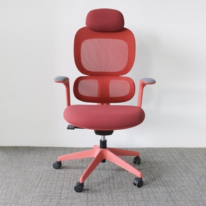 Nueva Silla de Oficina Ergonómica Ejecutiva Moderna, Giratoria, de Tela y Malla, Respaldo Alto, Altura Ajustable, para Uso en el Hogar o la Oficina - Product Image 1