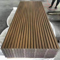 Revêtements muraux extérieurs en composite bois-plastique (WPC) co-extrudé, imperméables, modernes, à rainures creuses, pour la décoration de façades de maisons, usage extérieur domestique