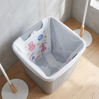 Sac poubelle imprimé en plastique avec poignées T-shirt, sac poubelle pour cuisine, sac poubelle pour poubelle de bureau, sac poubelle pour nettoyage domestique et professionnel
