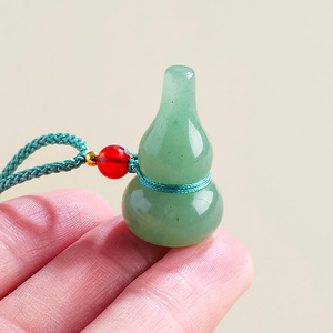 Ciondoli a Forma di Zucca in Quarzo Rosa Naturale, Decorazioni Artigianali in Cristallo per Guarigione Spirituale, Vari Materiali - Product Image 4