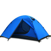 Tente de plage pliable 210*210*120cm, imperméable, double couche, quatre saisons, une chambre, pour camping en plein air, en polyester 170T avec revêtement PA