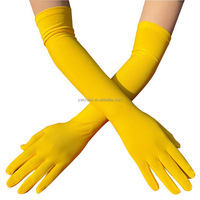 Gants élastiques en soie de lait de 18 pouces