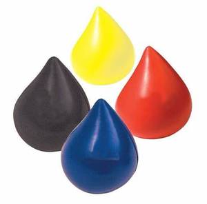 Balle anti-stress en forme de goutte d'eau personnalisable avec logo, vente en gros, promotionnelle - Product Image 4
