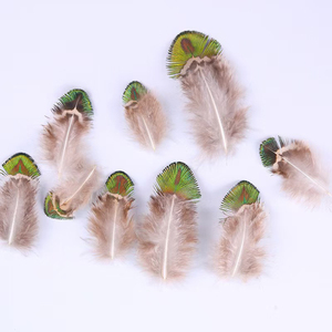 Plumas de pavo real baratas de 4-10 cm para tocados de carnaval, decoraciones de desfiles de carnaval, disfraces de Halloween, accesorios para fiestas de Nochevieja - Product Image 3