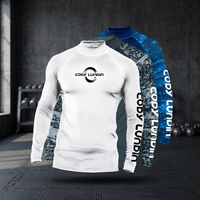 Rashguard MMA à manches longues de haute qualité UPF50 pour hommes, protection UV, respirant, séchage rapide, anti-frottement, 220g, antibactérien, pour adultes