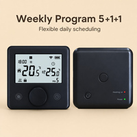 Kabelloser RF Smart WiFi Gas-Boiler-Thermostat Flexibles Design für Zuhause Büro Wohnzimmer Apartment - Programmierbare Steuerung 220V