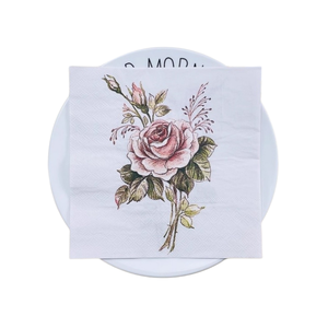 Fabricants d'usine serviettes de table personnalisées bon marché pour fêtes de restaurant serviettes blanches imprimées personnalisées - Product Image 4
