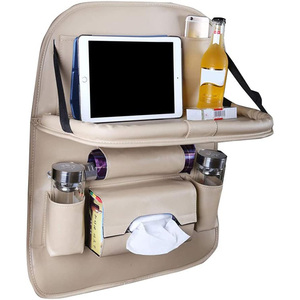 Leather <strong>Car</strong> Accessory <strong>Car</strong> Back <strong>Seat</strong> <strong>Organizer</strong>, <strong>Seat</strong> Back <strong>Organizer</strong> Travel Storage <strong>Car</strong> <strong>Organizer</strong> with Tablet Holder