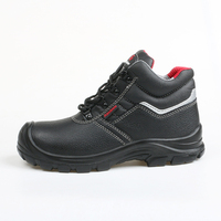 Bottes de sécurité mi-montantes à embout d'acier, imperméables et anti-perforation, chaussures de protection industrielles pour les travailleurs de l'usine et du bâtiment