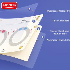 Zhorya Magic Réutilisable Stroke Line Dot To Dot Apprentissage <span class=keywords><strong>Carte</strong></span> Stylo Contrôle Formation Pour Les Enfants - Product Image 4