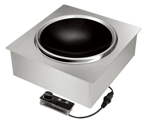 Estación de Inducción Comercial Cóncava Integrada de 3500W de Grado Restaurante con Control Desmontable Dedicado AM-BCD102W Venta al por Mayor - Product Image 4