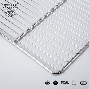 أداة الخبز بالبيع بالجملة على شكل رف مسطح من الفولاذ المقاوم للصدأ للتبريد والتحلل الكهربي للخَبز النهائي - Product Image 3