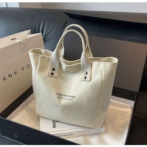 Natural Canvas Tote Bags With Custom Printed Logo Eco Friendly Canvas Cotton Tote Bag
