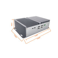 Mini PC industriel EVUC Celeron J6412 DDR4 16 Go M.2 SATA 2.5G Lan 6 USB pour DP -20~55 Windows/Linux En stock