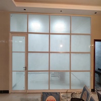 Cloison de séparation en verre pour bureau, vente directe usine, pour bureau à domicile, installation facile