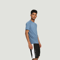 T-shirt de sport pour homme, coupe ajustée, respirant, à séchage rapide, anti-transpiration, personnalisable OEM