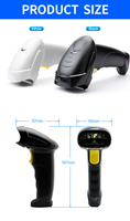 Buen precio 1D Handheld PDA Barcode Scanner con láser USB Reader Light Feature para Android OS Certified ROHS Stock Interface