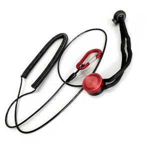 Longue lanière de sécurité rétractable en fil d'acier et PU pour la pêche, anti-perte, avec boucle métallique, accessoires de canoë - Product Image 2