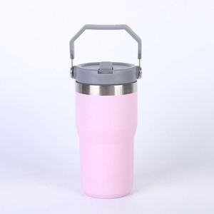 Vaso de Viaje para Auto con Aislamiento al Vacío y Asa Cómoda, Vaso de Acero Inoxidable de 20 oz para Oficina y Actividades al Aire Libre - Product Image 3