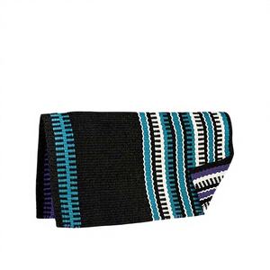 Manta de Silla de Montar Western de Lana con Forro Clásico de Polialgodón Duradero para Uso Diario y Eventos Ecuestres, y Cuidado del Caballo - Product Image 1