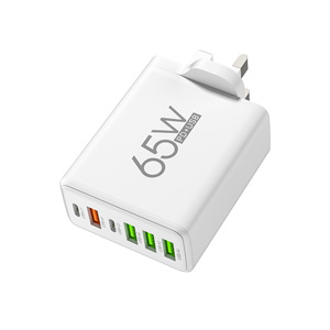 Logotipo personalizado 65W Adaptador <span class=keywords><strong>USB</strong></span> 45W Cargador rápido eléctrico para iPhone Laptop QC3.0 USBC Travel Carga rápida UE/EE. UU. Enchufe Cargador de pared - Product Image 1