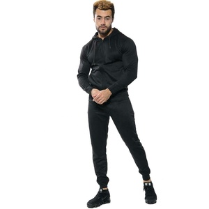 Conjunto Deportivo Informal para Hombre PIHA SPORTS, 2 Piezas, Traje Deportivo de Poliéster/Algodón, Invierno, Manga Larga, Cierre Completo, Pantalones para Correr - Product Image 1