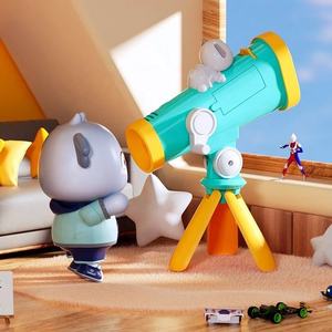 Nieuwe Projector + Telescoop Speelgoed Kinderen Projectielamp Diaprojector Educatief Speelgoed Gesimuleerde Optische Telescoop Met Zoomfunctie - Product Image 6