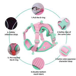 <span class=keywords><strong>Harnais</strong></span> personnalisé <span class=keywords><strong>pour</strong></span> animaux de compagnie, nouveau design, réglable, durable, <span class=keywords><strong>en</strong></span> nylon respirant, <span class=keywords><strong>harnais</strong></span> <span class=keywords><strong>pour</strong></span> chien <span class=keywords><strong>en</strong></span> maille, lavable, style tendance - Product Image 5