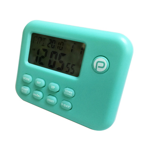 Multi-Function Electronic Backlit LCD Kitchen <strong>Timer</strong> with Alarm Plastic Material Button Battery - Product Image 2