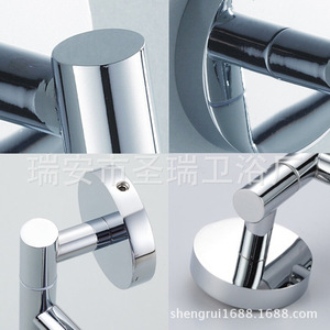 ราวแขวนผ้าเช็ดตัวแบบหมุนได้ 3 ชั้น สแตนเลส ยี่ห้อ Saint Ruijia สำหรับใช้ในห้องน้ำ - Product Image 4