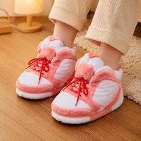 Pantuflas de Felpa al por Mayor OEM ODM para Mujeres, Hombres y Niños, Zapatos de Invierno para el Hogar, Pantuflas de Felpa para Interiores y Exteriores