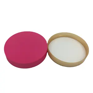 OEM OEM OEM custom 32mm 68mm Black White Colorful Smooth Surface Plastic Screw Cream Jar Cover