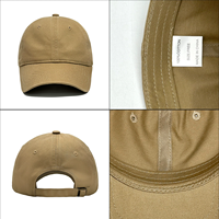 Gorra de Béisbol de 6 Paneles Bordada Personalizada, Gorra de Algodón Lavado sin Estructura, Gorra Deportiva Ajustable para Hombre y Mujer