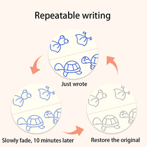 Cahier d'Exercices Magique <span class=keywords><strong>de</strong></span> Grande Taille 18,5x26cm en Gros à Prix Bas, Livre d'Entraînement au Contrô<span class=keywords><strong>le</strong></span> du Stylo pour Enfants - Product Image 6