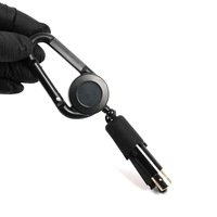 Porte-briquet rétractable en forme de goutte d'eau, étui portable anti-perte pour briquet, laisse de sécurité pour briquet