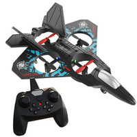 2.4Ghz Rc Stunt Mousse Avion Avec Lumière Led Rc Jouet Epp Mousse Fighter Télécommande Quadcopter Avion Jouet