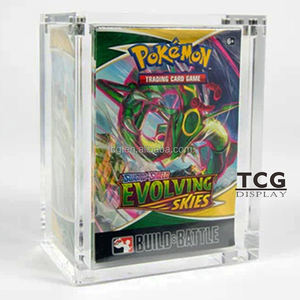 TCG personnalisé avec couvercle magnétique acrylique transparent pour Pokémon TCG: Destined Rivals Build & Battle Box - SV: Destined Rivals Acrylic Box - Product Image 1