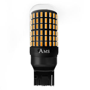 Luz LED Automotriz para Señal de Giro, Decodificada, Anti-estroboscópica, 1156 3014 144SMD 1157, Luz de Freno T20, Amarilla - Product Image 2