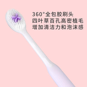 Brosse à dents personnalisable à poils souples pour adultes, nettoyage à 360 degrés, poils en nylon, pack familial, usage domestique - Product Image 3