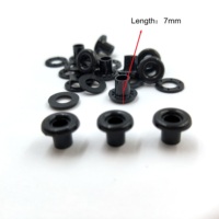 Prix bas 4.8mm Oeillets en plastique Oeillets personnalisés pour chaussure