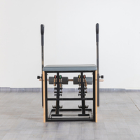 Chaise de Pilates professionnelle en bois de chêne, chaise Wunda avec poignées de résistance réglables pour la maison, la salle de sport, le studio de yoga, équipement de fitness