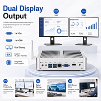 Mini PC de bureau Intel Core i5-8250U, double écran, démarrage PXE, fourniture OEM pour les laboratoires informatiques scolaires