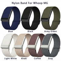 Bracelet de remplacement sport en acier inoxydable et nylon pour bracelet intelligent Whoop 5.0 / Whoop MG